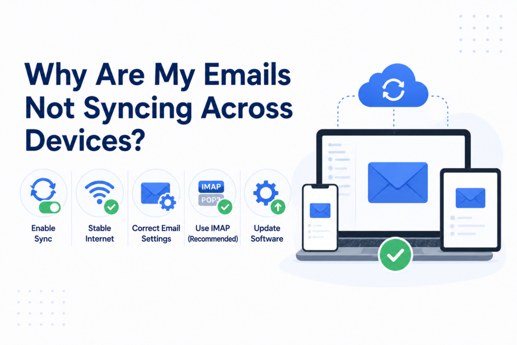 Emails Not Syncing Across Devices